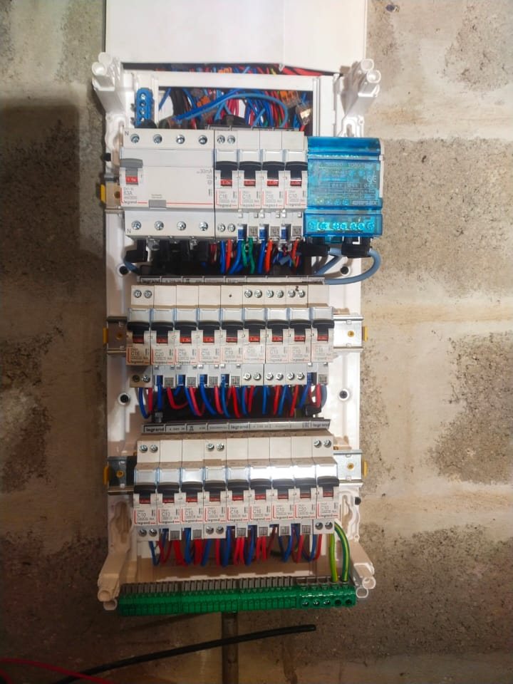 Nouveau tableau électrique aux normes